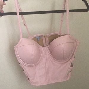 NWT Leather Bralette